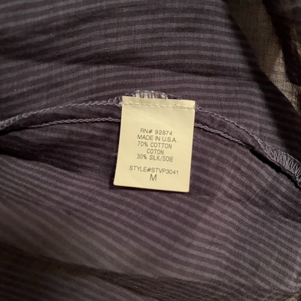 Splendid Navy Button Down - Picture 3 of 5